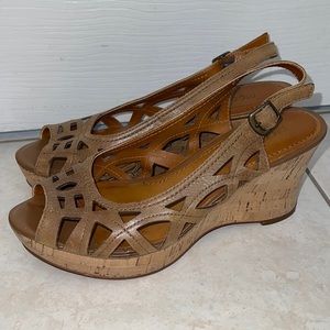 Nicole Size 7 Brown Wedges